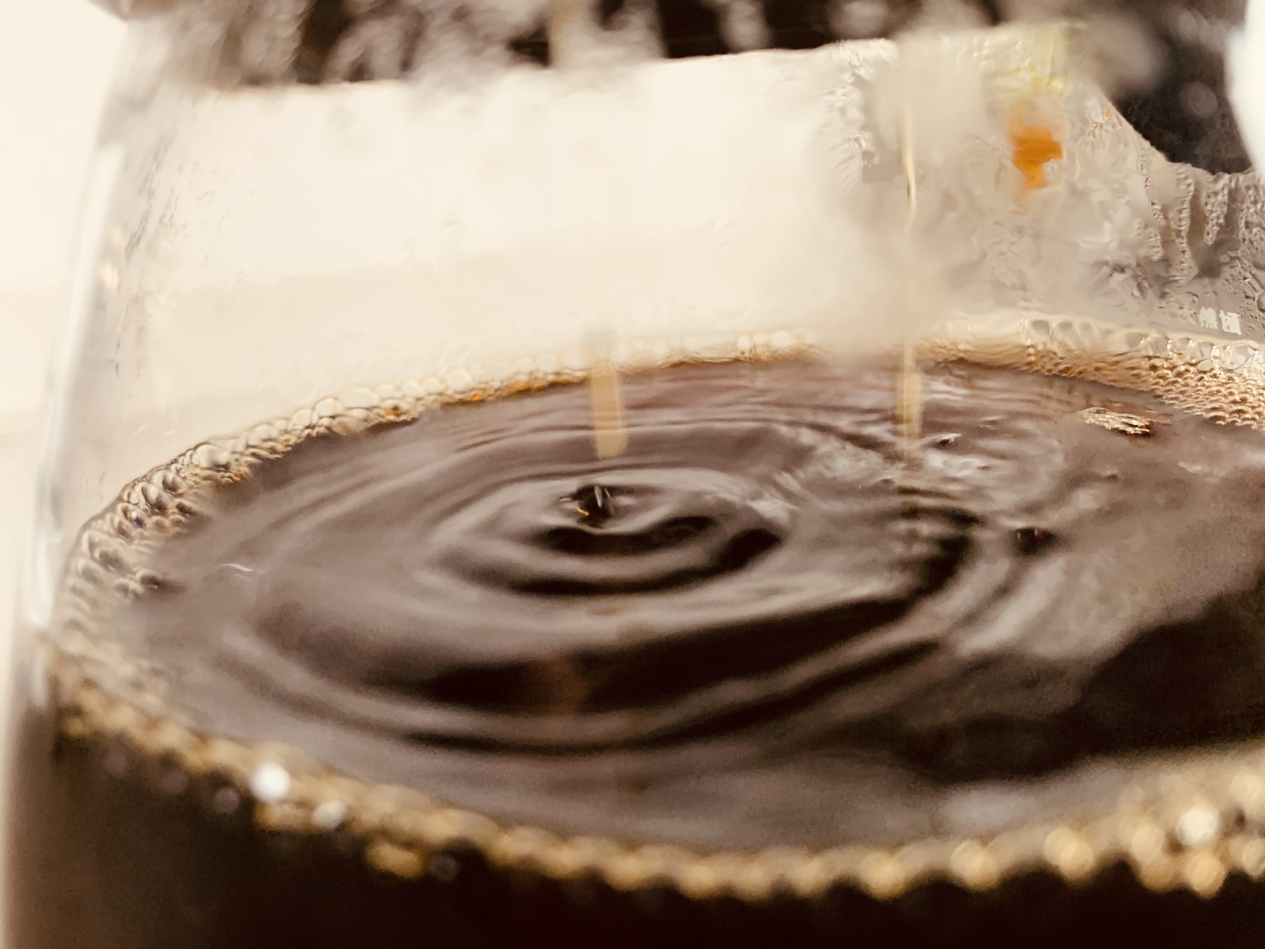 コーヒーおちる