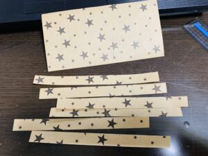 折り紙切った所