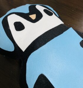 縫って綿をいれた