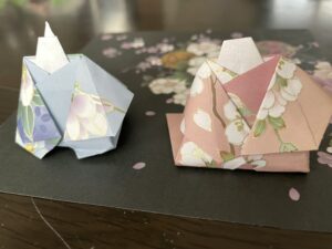 雛人形折り紙